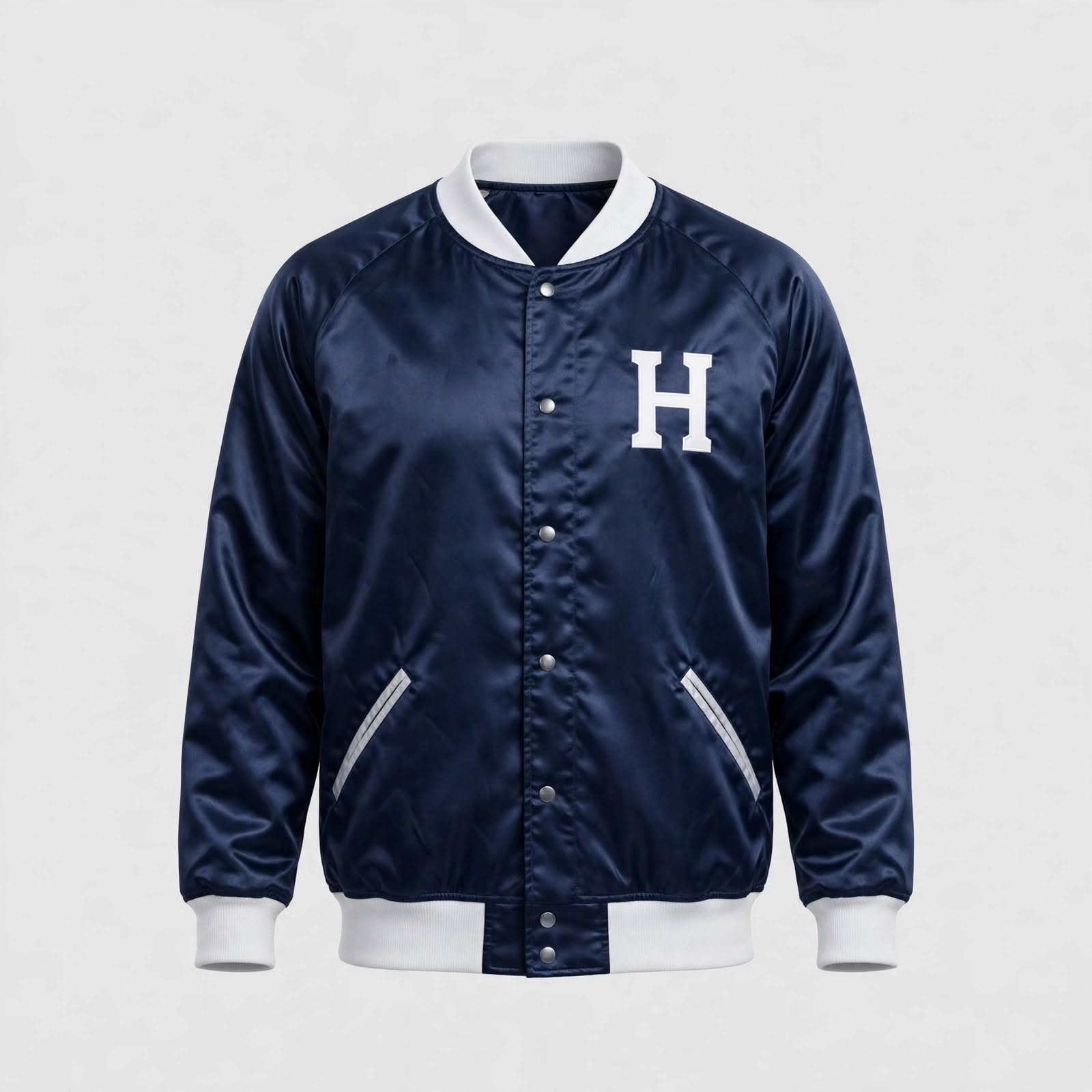 Satin Baseball Jacket
